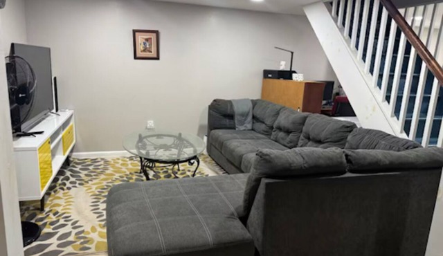 Cozy escape—fully stocked and ready for you. Unwind, kick back, and settle!