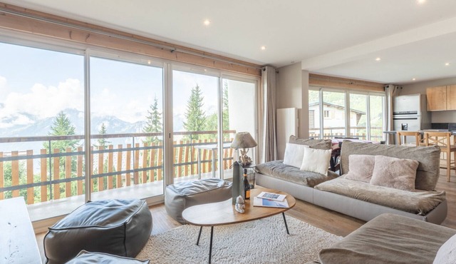 Cozy family apartment near slopes for 10 people