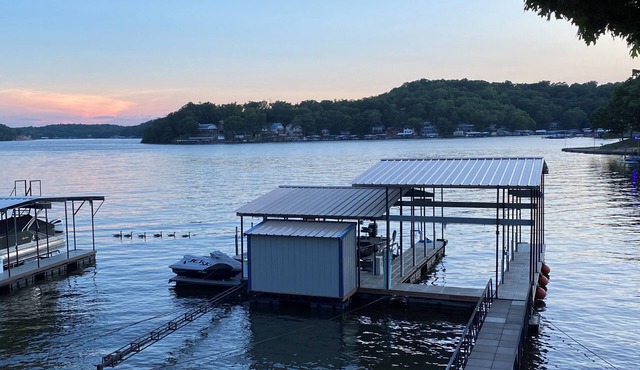 Cozy family home, beautiful views, private dock and open boat slip!
