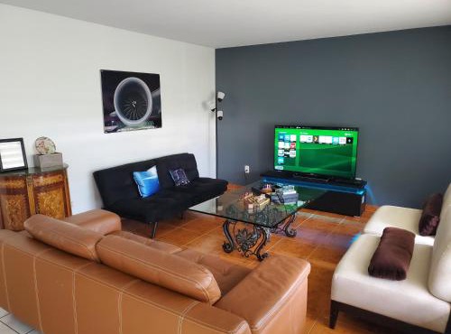 Cozy family home in quiet area, nice garden views.