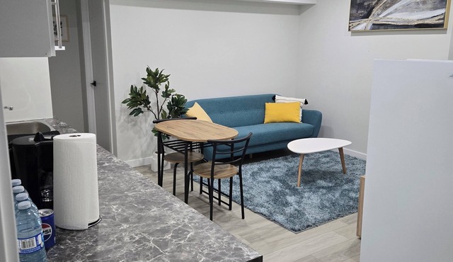 Cozy Family-sized basement suite.