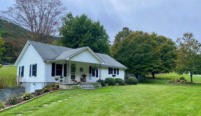 Cozy Farmhouse 🤍 Children's playhouse 🤍 Firepit and Stream you can fish in
