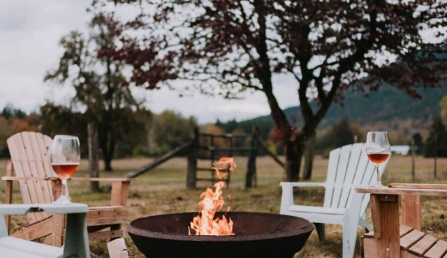 Cozy Farmhouse in Mountains w/hot tub & firepit
