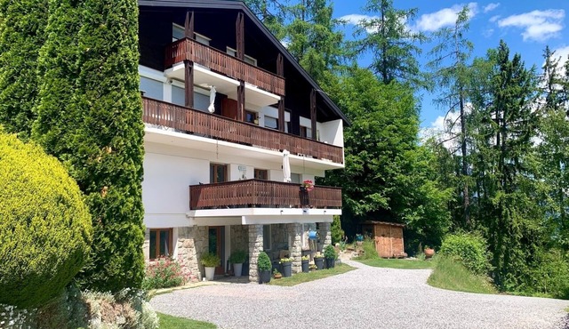 Cozy Flat in Mountain Chalet with Panoramic Views in a Serene Setting