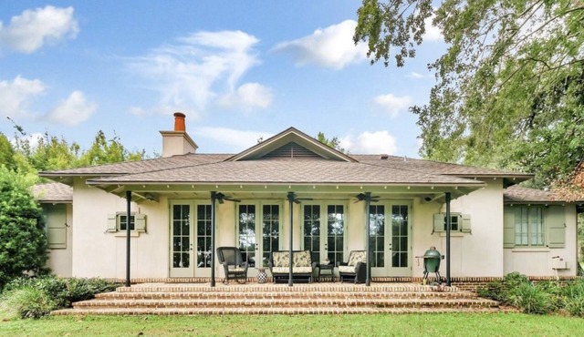 Cozy, French Cottage with Fishing Pier and Sunset View on Dog River