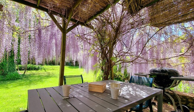 Cozy gîte for 4/5 people with heated swimming pool in black Périgord