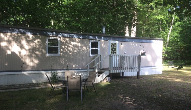 Cozy getaway in the woods. Fishing close by.