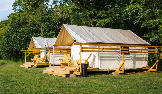Cozy Glamping on the Banks of the James River.