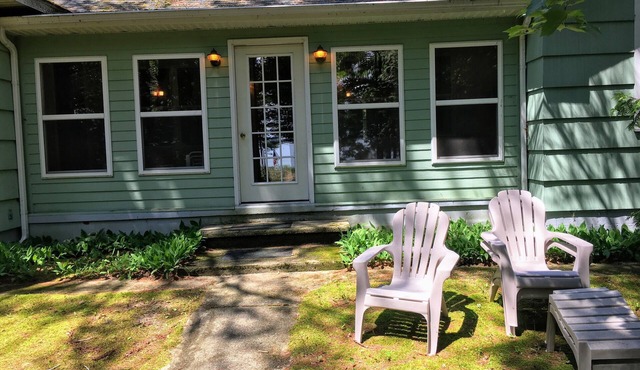 Cozy Greenbush Cottage right on white sandy beach of beautiful Lake Huron!
