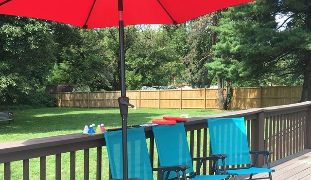 cozy guest room with private bath kitchenette