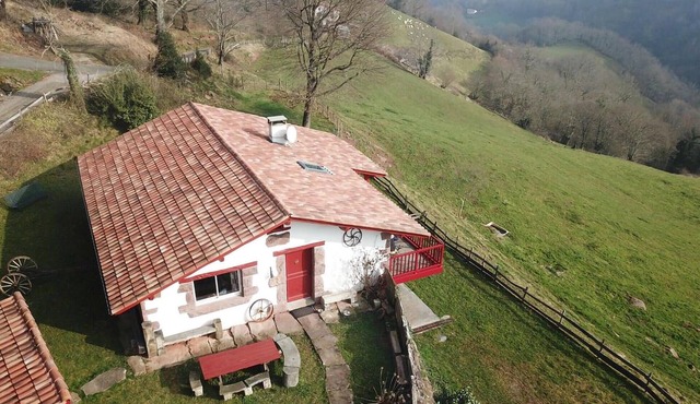 Cozy home in Bidarray with house a mountain view