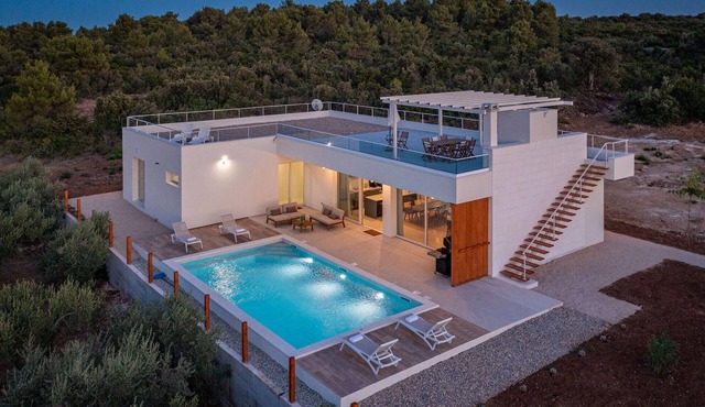 Cozy home in Otok Babac with private swimming pool, can be inside or outside