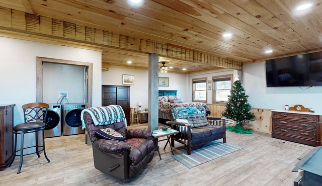 Cozy home with deck, patio & sweeping pastoral views, near Keuka Lake