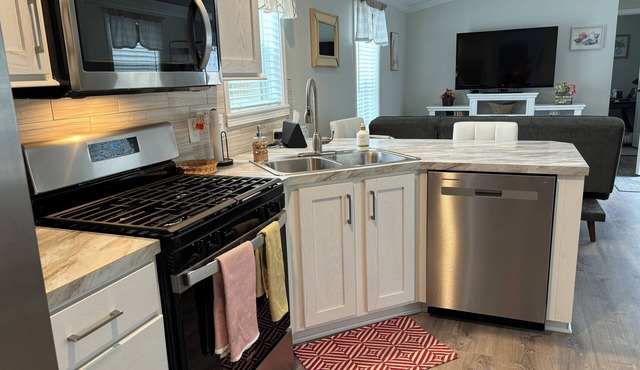 Cozy home with open floor plan near Kennebunk and Maine coast.