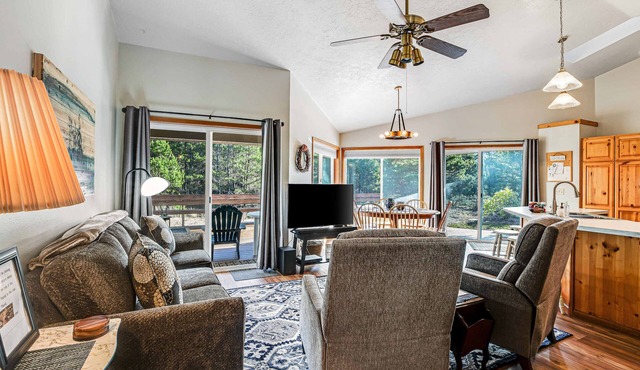 Cozy Home with Wood Stove, WiFi, Gas Grill, & Large Deck - Walk to Beach