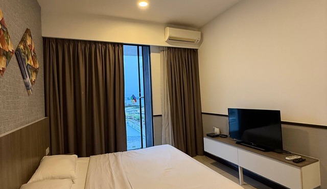 Cozy hotel suite in Port Dickson with Seaview and 2 mins walk to the beach
