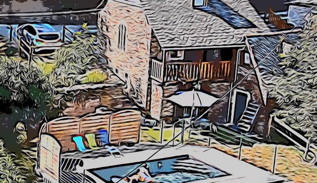 Cozy house in a green setting