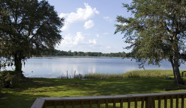 Cozy house on the river, enjoy the view or fish right off the river bank
