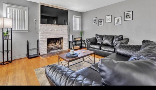 Cozy House with a Fireplace