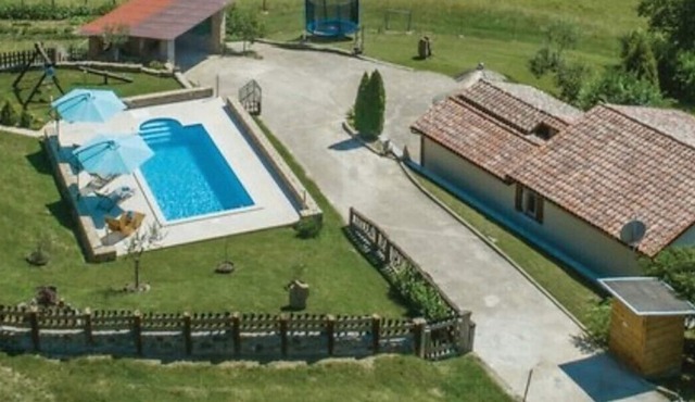 cozy house with private pool surrounded by beautiful nature