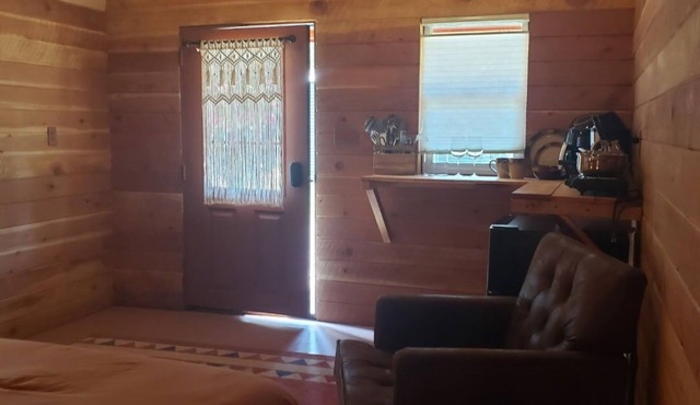 Cozy in the Pines getaway cabin in Hot Springs