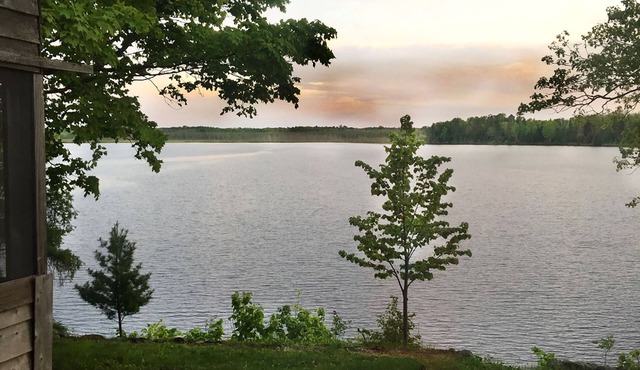 Cozy Lake Front Cabins perfect for summer, fall and winter