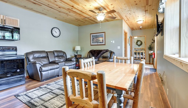 Cozy Lake Wissota Escape w/Community Dock!