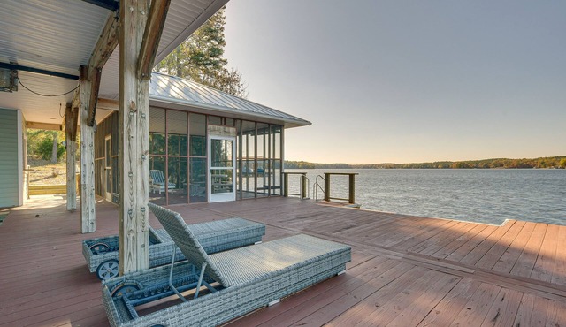 Cozy Lakefront Cabin in Semora w/Large Dock!