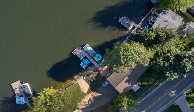 Cozy lakefront cottage.