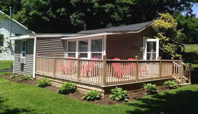 Cozy Lakefront Home on Lamoka With Dock Access, Front Deck & Fire-pit!