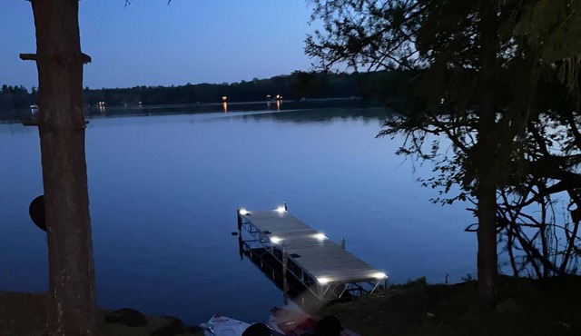 Cozy lakefront home on Dowling Lake, Superior WI. Private dock w/Kayaks.