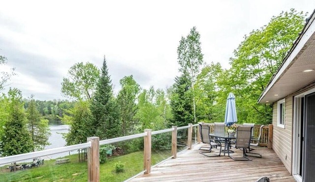 Cozy Lakeside Cottage with Fire Pit in Combermere, Ontario