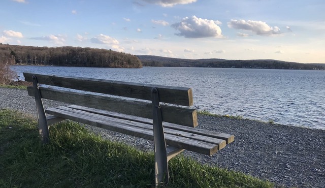 Cozy Lakeview Family Cottage - steps to the lake, 2 swim docks & restaurant!