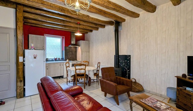 Cozy lodging by the Indre River, nature nearby, 2 bedrooms