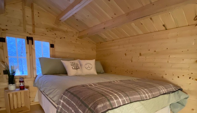 Cozy Loft Pine Cabin with Lake and Crown Land Access | Pond Views | Dog-Friendly