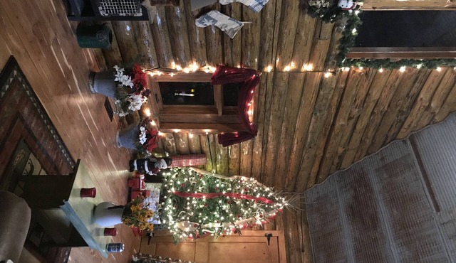 Cozy log cabin in the country