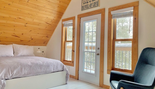 Cozy log cabin with wood-burning sauna