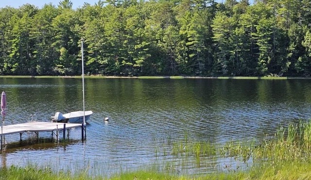 Cozy Maine Lakefront Escape - Dock, Firepit + Family Fun!