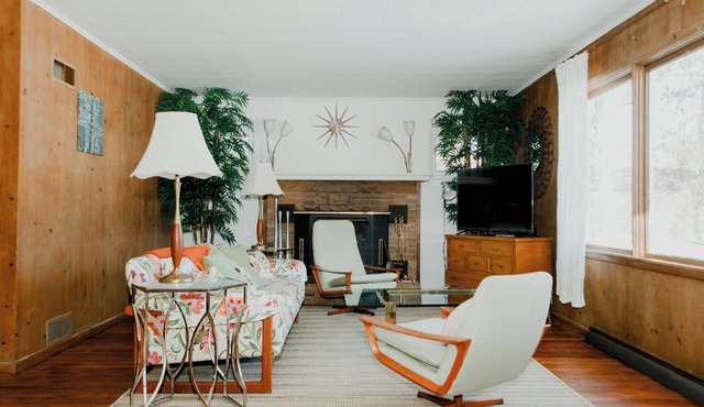 Cozy Mid-Century Mod by Lake MI&Dunes with Hot Tub