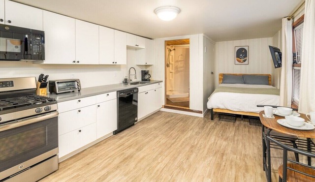 Cozy minimalist studio apartment