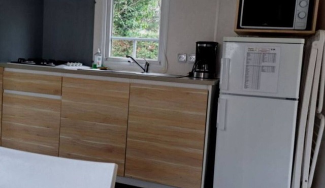 Cozy mobile home for 4 with terrace
