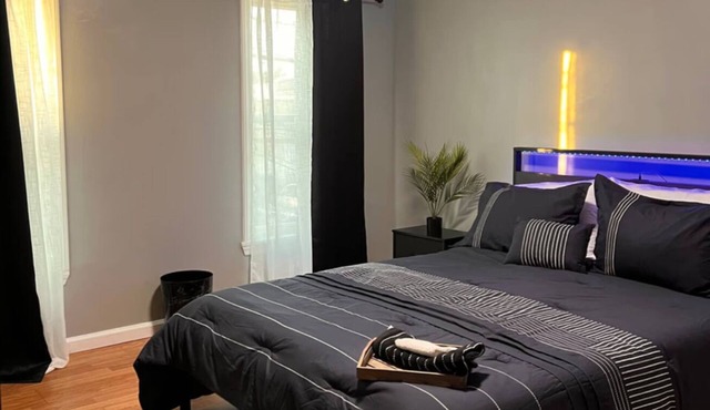 Cozy Modern Home with Large Fenced in Backyard