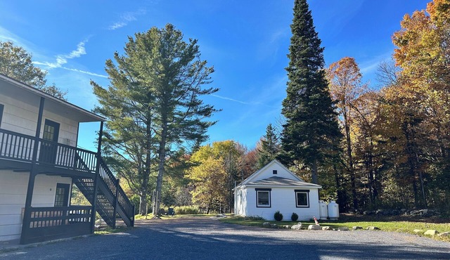 Cozy motel suite in charming Woodford with WiFi, AC