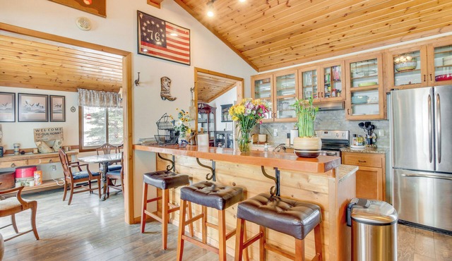 Cozy Mountain Home on 10 Acres w/Fire Pit + Games