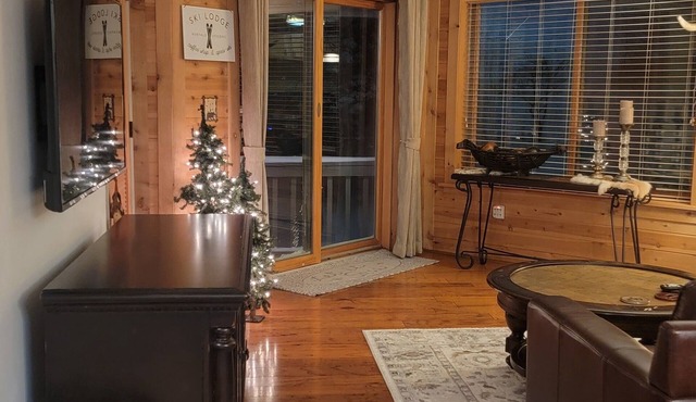 Cozy mountain retreat located on Village Trail with Ski in ski out access.