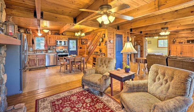 Cozy Mountain-Top VA Cabin: Hike, Bike, Fish, Etc.