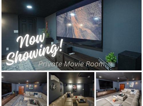 Cozy Movie Room and King Size Bed