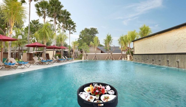 Cozy One Bedroom Suite Villa with a private pool, 5 minutes drive to the beach