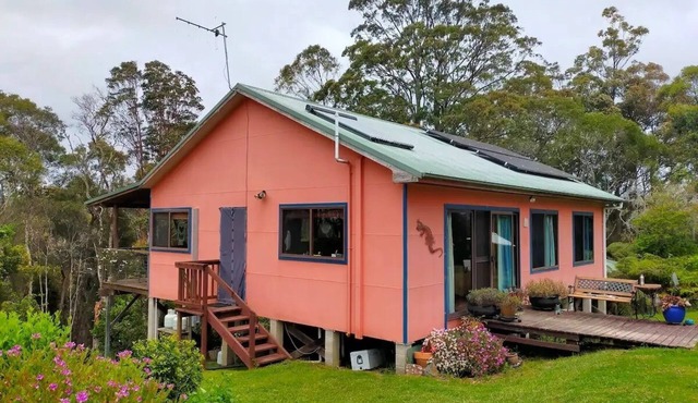 Cozy Orange Cottage.