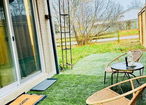 Cozy private backyard garden studio